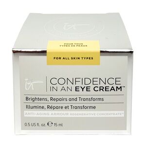IT Cosmetics Confidence in an Eye Cream Anti-Aging Bright Repair 0.5oz Full Size